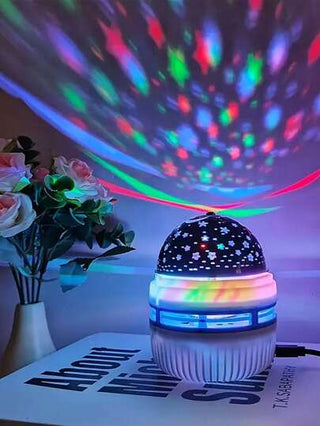 قطعة واحدة من مصباح إضاءة نجوم وقمر متحول - ضوء LED بالطاقة من خلال USB للغرفة وديكور المنزل مع جهاز تحكم عن بعد لتغيير الألوان، مصباح ليلي زخرفي للغرفة المعيشة والنوم وغرفة الألعاب والسقف والمناسبات الخاصة