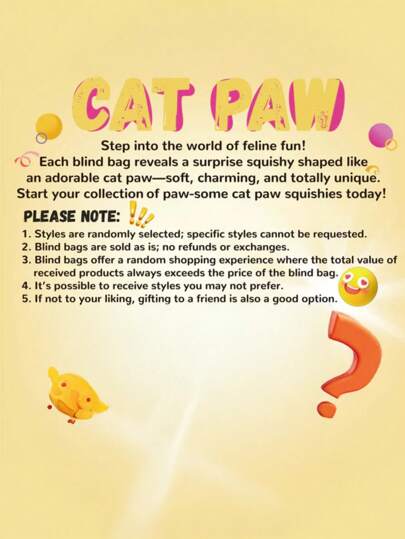 1 قطعة قطة أو دب عشوائي من سكويشي كيوت لتسكين الضغوطات، لعبة مرهقة للضغط مناسبة للمكتب والتنقل، هدايا عيد مناسبة، ديكور هدايا صغير، هدايا عيد الميلاد، تفضيلات الحفلات