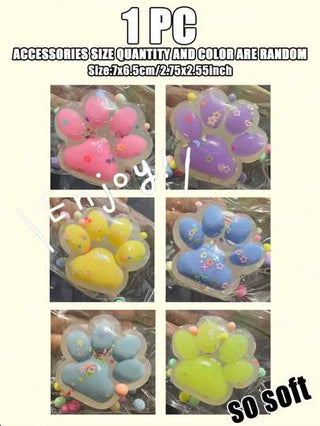 1 قطعة قطة أو دب عشوائي من سكويشي كيوت لتسكين الضغوطات، لعبة مرهقة للضغط مناسبة للمكتب والتنقل، هدايا عيد مناسبة، ديكور هدايا صغير، هدايا عيد الميلاد، تفضيلات الحفلات