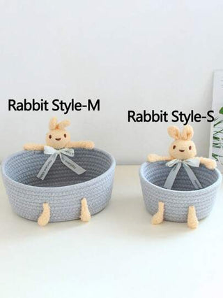 1 قطعة/2 قطعة سلال تخزين مُنسوجة، سلة منظم ديكور طاولة أنيقة للألعاب والمستحضرات التجميلية وغرفة النوم والحمام، للعودة إلى المدرسة