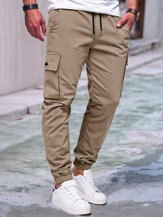 Manfinity Homme بنطلون جوجر خدمي متقدم لرجال الشارع