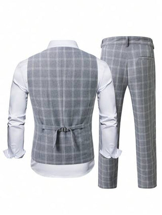 Manfinity Mode بدلة صيفية للرجال تشمل سترة وبنطلون، مناسبة للصيف