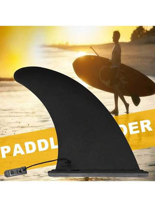 زعانف قابلة للفصل لواح التزلج على الأمواج قياس 9 بوصات، اكسسوارات للوح طويل ولواح التزلج على الأمواج والقوارب القابلة للنفخ