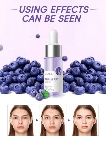 LAIKOU 1 قطعة سيروم توليكو المرطب بالتوت الأزرق 17مل، سيروم وجه مضاد للأكسدة لترطيب وإصلاح البشرة، مضاد للشيخوخة للنساء والأمهات والزوجات والأخوات والمراهقات والصديقات، العناية بالذات