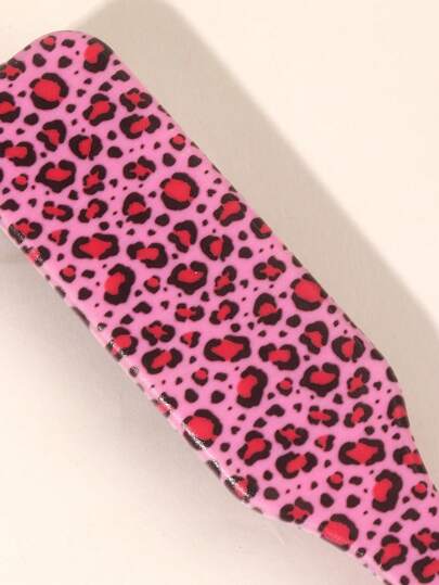 فرشاة شعر 1 قطعة طراز نمر وردي من النايلون ، فرشاة خلفية ناعمة ذات شعيرات ناعمة ، تساعد على ترويض الشعر المتطاير وإعادة البريق والقوام لجميع أنواع الشعر ، مناسبة للرجال والنساء ، اكسسوارات الشعر ، لوازم العودة إلى المدرسة