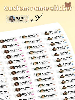60 قطعة ملصقات شخصية مطبوعة بالأسماء، ملصقات شفافة قابلة للكتابة والمحو للاستخدام في الفصول الدراسية ومواد التعليم والأنشطة اليدوية ، ملصقات لاصقة مثالية هدايا جذابة وأنيقة وملونة ومخصصة للأصدقاء والأسرة والأطفال وطلاب المدارس للأعياد والمناسبات
