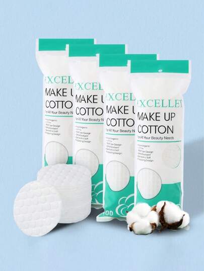 عبوة 100 - 600 قطعة، متوفرة بأحجام متعددة، وسادات إزالة المكياج من نسيج مخملي سميك آمن على البشرة وقابل للتنفس، بنقشة اللؤلؤ، للاستخدام الجاف والرطب، بتصميم ثلاثي الطبقات ومضاد للتحلل والتنشر، مثالية لإزالة المكياج وطلاء الأظافر والعناية بالبشرة...