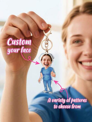 1 قلادة مخصصة للطبيب مع إمكانية التخصيص، قلادة لعيد الممرضات، هدايا وتذكارات للممرضات والأطباء، قلادات عصرية مناسبة للأطباء والممرضات، أفضل هدية لعيد الممرضات