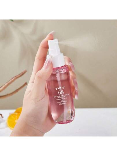 زجاجة رذاذ مثبت للعطر 90مل خالي من الكحول، عطر هواء، مزيل روائح الملابس، برائحة الزهور والفواكه، مناسب للغرفة والغرفة المعيشية والعائلة وحفلة عيد الحب. هدية صغيرة وسهلة الحمل للعائلة والأصدقاء والحبيب/الحبيبة، هدية مثالية