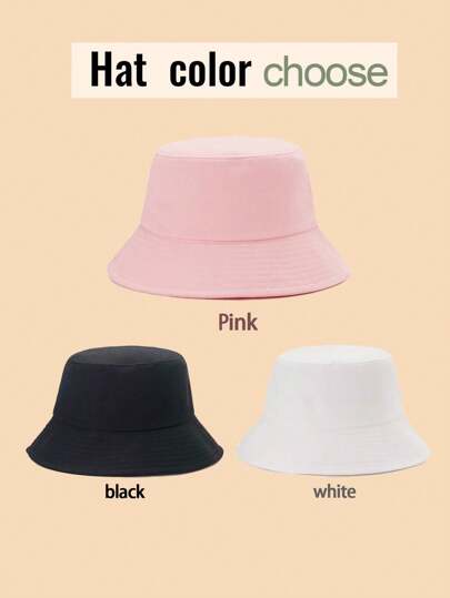 1 قطعة قبعة دلو للأطفال الصغار مخصصة، أنيقة ومتعددة الاستخدامات، مناسبة كهدية، للاستخدام اليومي للبنين والبنات