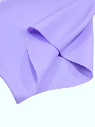 قبعة السباحة الكبيرة جدا للنساء والرجال ، تصميم ذيل الحصان لقبعة السباحة للشعر الطويل السميك المجعد والضفائر والنسج والأفرو ، سيليكون للحفاظ على شعرك جاف