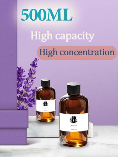 500 مل زيت أساسي مركز للتعبئة (تركيز 28٪ وهو أعلى من معظم المنتجات السوقية من 4-6٪)، مناسب لأجهزة التفتيت فوق الصوتية، ومشتتات الخيزران، والمشتتات الأمنة من لهب، وعصي الخيزران عالية الجودة للفنادق، وعطر طويل الأمد - مناسب للمنزل والغرفة والصالة...