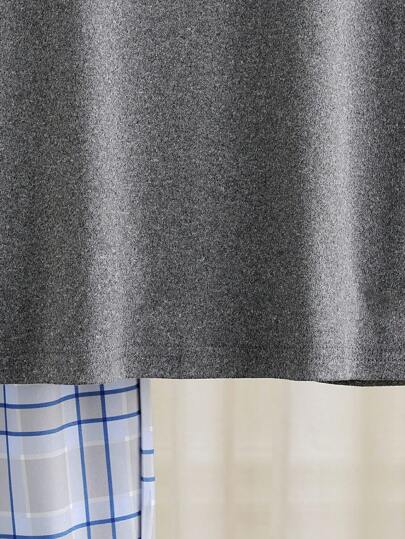 مجموعة صبية مراهقة طقم سراويل كاجوال منقوشة وقميص كم قصير مع طباعة حرفية ، ملابس نوم عصرية قطعتين