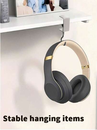 أثاث مكتبي 3 قطع خطاف من المعدن قابل للتعديل بدون حاجة للثقب، قدرة حمل قوية، مناسبة للحقائب الظهرية والمفاتيح والمظلات والقبعات وما إلى ذلك. سهل التركيب، متين للسكن والمكتب المنزلي (ألوان/أشكال عشوائية)