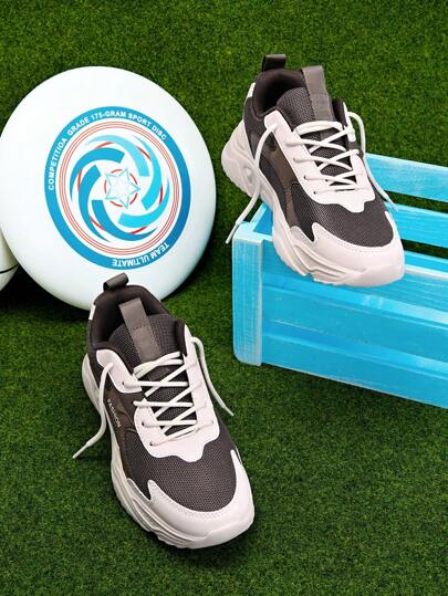 DareSee أحذية رياضية خفيفة الوزن مزينة برقعات حرفية، تنفس وعدم الانزلاق مناسبة للتنزه للرجال، أحذية رياضية عصرية كاجوال مناسبة للرياضة والأعياد وللعودة إلى المدرسة