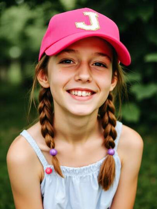 قبعة بيسبول مزينة بخيوط ذهبية بتصميم حرف R للأطفال من الجنسين، من القطن الأسود، أنماط الموضة KPOP، قبعة snapback للشمس