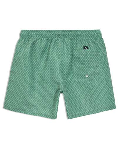 Manfinity Swimmode شورتات شاطئ عصرية للرجال، مناسبة للصيف، طراز هاواي