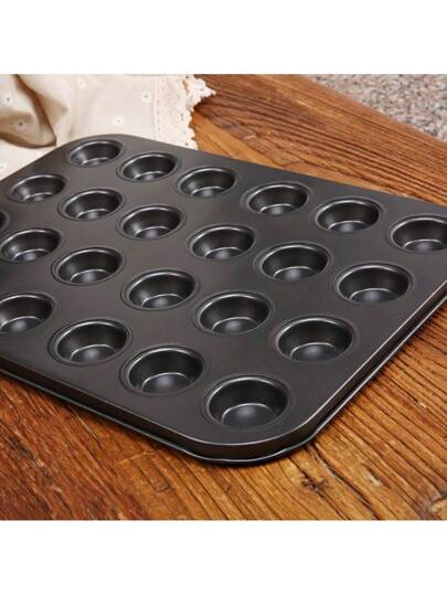 24 قالب كعكة صغير، طبق تحضير الكب كيك، قوالب تارت المافن، أدوات خبز منزلية