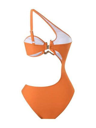 مايوه حريمي قطعة واحدة Swim Oasis مجموعة بحرية من قطعتين للنساء: فستان كشكش شفاف طويل بأكتاف مفتوحة وبدلة السباحة بطباعة عشوائية، كاجوال صيفي، وصول جديد 2025، أزياء إبيزا