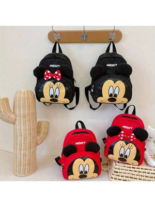 أحذية أوكسفورد حريمي Disney حقيبة الظهر الجديدة لميكي وميني من ديزني هي حقيبة كرتونية عصرية مناسبة للجنسين، خفيفة الوزن، مثالية للاستخدام