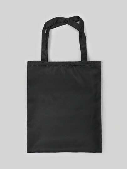 ROMWE Kawaii حقيبة يد كبيرة السعة بزينة الفيونكة للنساء ، حقيبة كلية للكلاب والمدرسة للطلبة