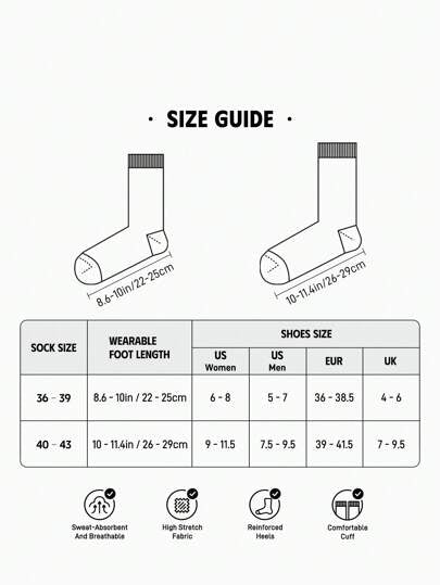 Paul Frank X SHEIN 3 أزواج من الجوارب القطنية المتنفسة والماصة للرطوبة بتصميم كرتوني، مقواة من الأصابع والكعب للقوة والتحمل، مناسبة لجميع الأجواء