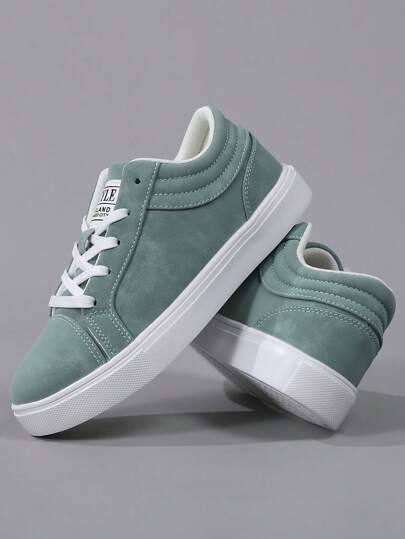 أحذية رياضية كاجوال للرجال ، بطبعات حرفية بسيطة ، أحذية تزلج عصرية منخفضة العُلو مريحة للرياضة والخارج ، أحذية منخفضة الوزن كاجوال سهلة الارتداء ، أحذية تزلج كلاسيكية للأزواج والطلاب