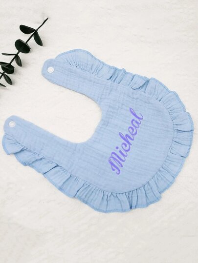 حلقة مطرزة بزهور بسيطة واقي لعنق الأطفال القابل للتخصيص، هدية مثالية للمواليد الجدد، ضرورية للآباء الجدد، متعددة الاستخدامات، زخرفية، أحرف، عصرية، حديثة، ملونة، جميلة، عادية، مخصصة، شخصية، فريدة، هدايا للأطفال، هدايا مثالية له وهي