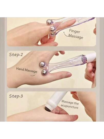 قطعة واحدة أداة تدليك اليد الدوارة 360 درجة، مع 5 خرزات مغناطيسية لتحسين الدورة الدموية، تخفيف ضغط وألم المعصم، رول كف وجزء من المعصم لتدليك الأصابع، يرخي العضلات ويرفق الأصابع، هدية عيد ميلاد وهدية عيد الأم وهدية من كبار السن