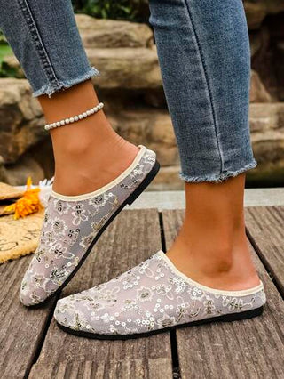 صنادل نسائية ذات اصبع قدم مغلق، صنادل صيفية جديدة لعام 2025، متعددة الاستخدامات، مصنوعة من شبكة تنفس مناسبة للإجازات