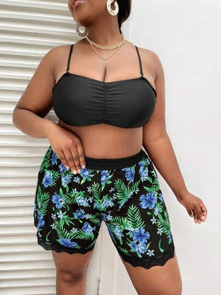 Swim Vcay قطع سفلية للسباحة مطبوعة بأحجام كبيرة، موضة الصيف