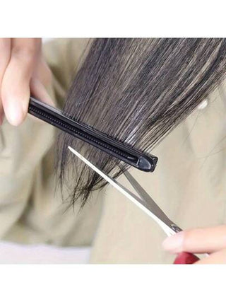 فرشاة شعر احترافية لصالون الحلاقة، مشط تصفيف شعر ذو تصميم عتيق، مشط استقامة V الشكل - مشط تصفيف شعر لصالون التجميل، مشبك سلس للتصفيف النسائي، لا يحتاج إلى بطارية