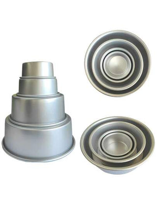 1قطعة/3قطع/4 قطع، صينية خبز كيك الشيفون المثالية، صينية خبز كيك الموس، صينية خبز غير لاصقة من الألمنيوم، قوالب برج الكيك والحلويات, أدوات خبز مطبخية أساسية, مثالية لصواني الخبز في المنزل, عيد الهالوين, عيد الميلاد والكريسماس