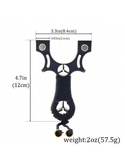 قطعة واحدة مقلاع خارجي عالي الجودة + قطعة واحدة من شريط المطاط + 200 جم من كرات الفخار + حقيبة تخزين مقلاع واحدة ،مقلاع للصيد والصيد ، للممارسة والمنافسات ، هدية رائعة للرجال والنساء