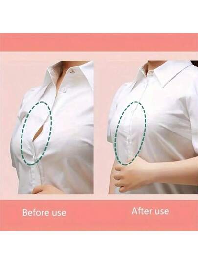 50 قطعة ملصقات شفافة لا تنزلق أنيقة مناسبة للقمصان والفساتين - تغطي الكتفين والرقبة والصدر تبريد صيفي، شاطئ، سفر