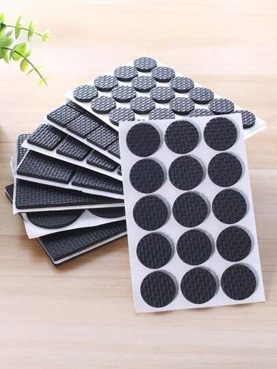 أثاث مكتبي وسادات لأرجل الكرسي. هذه هي وسادات مانعة للانزلاق قابلة للقطع لأرجل الطاولات والكراسي. إنها أغطية واقية مقاومة للتآكل للأرائك والمقاعد والكراسي، ويمكن استخدامها أيضًا كملصقات مانعة للانزلاق لأرجل الكرسي.