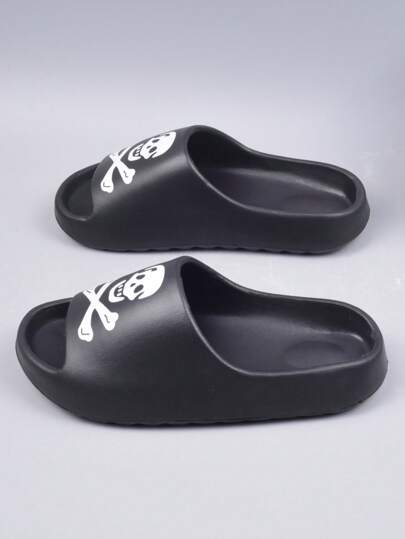 الشباشب النعال الرجالية بطراز كاجوال شارع من إيفا للإستخدام الداخلي، مريحة مقاومة للانزلاق وقوية، صنادل بصور جرافيك عصرية مشتركة للرجال والنساء للاستخدام الداخلي والخارجي،الشاطئ والتخييم والعطلات والإستحمام