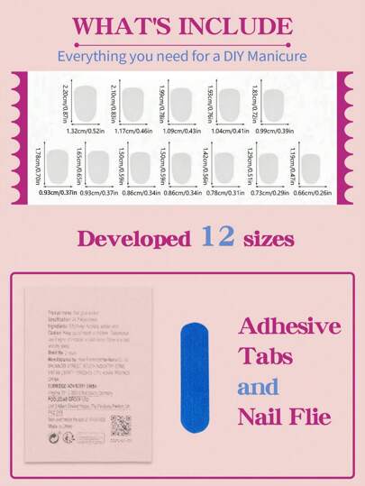24 قطعة فرنسي قصير الكلاسيكي بحافة صفراء مزخرف بوردة حمراء طبيعية، جميلة وحلوة وأنيقة بتصميم بيضاوي، تليق بالربيع والصيف مع قطعة لاصق جيلي وقطعة سنفرة