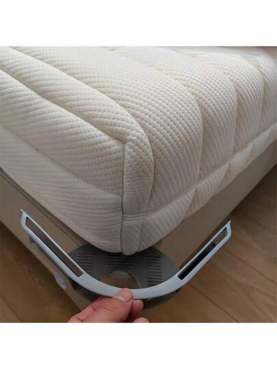 4 قطع، حامل لحاف قابل للتركيب، سهل التركيب، يناسب جميع أحجام المراتب، مناسب لتأمين أغطية السرير في غرفة النوم