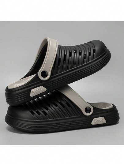 صندل خفيف للرجال للاستخدام الخارجي مانع للانزلاق، رياضي صيفي عصري للقيادة والشاطئ، منفذ للهواء