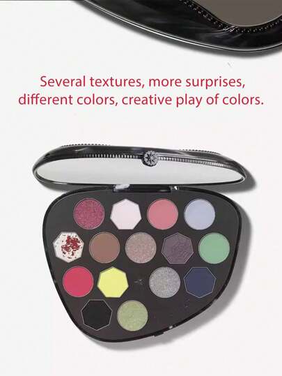 مجموعة ظلال العيون جيرلكلت الالوان 54 طقس أو حلوى، متلألئ كراميل ضبابي، ورد ليلي براق، ضبابي أزرق ضوئي، بودرة هوائية ذائبة، جسيمات حريرية، أساسيات حفلات جيبية، هدية عيد ميلاد نباتية 11 غرام/0.39 أونصة