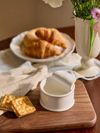 Cirelle 1 قطعة طقم خزفي إبداعي على شكل علبة - صحون حلويات و أطباق صوص آمنة للميكروويف بطبعات زجاجية ، أطقم مطاعم وفنادق مع تعبئة ، هدية لرأس السنة ، عيد الأم ، عيد الميلاد ، توريدات المطبخ ، استخدام الحفلات ، تناول العشاء العائلي ، استخدام الشاي بعد...