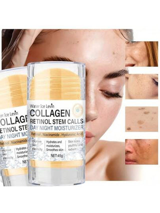 كريم مضاد للشيخوخة بالكولاجين 45جم، ريتينول و نياسينميد، وضعية نهارية وليلية مزدوجة، تنعيم التجاعيد وتفتيح البشرة في منتج واحد، بتعبئة فراغية