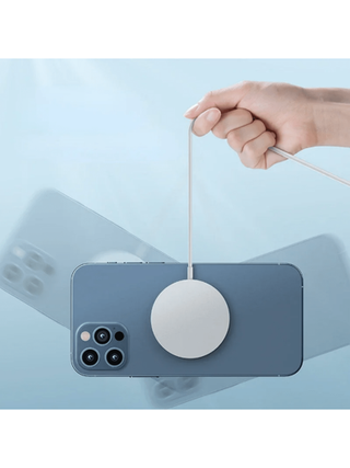 شاحن لاسلكي مغناطيسي متوافق مع آيفون سريع الشحن 16 15 14 13 12 برو ماكس ميني USB C8 بلس XR ماكس برو مناسب للمكتب والسكن والمنزل