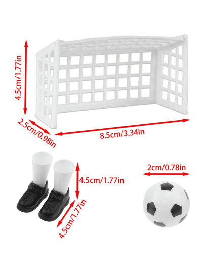 1 طقم لعبة كرة القدم بالأصابع, مباراة أصابع كرة القدم، ألعاب مصغرة طاولة مضحكة، ألعاب مكتبية، مع هدفين، دمى أصابع لحفلات العائلة، لعبة تفاعل الوالدين، هدية مناسبة لمشجعي كرة القدم ولحفلات الكبار في والميلاد