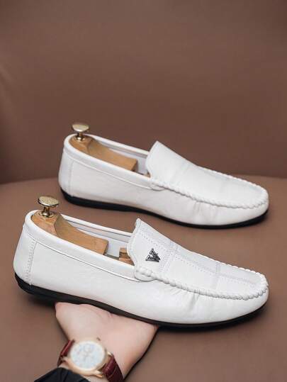 أحذية رجالية سهلة الارتداء من دون ربط ، ذات نعل ناعم مانع للانزلاق، أحذية كاجوال عصرية للربيع والصيف (لذوي القدم العريضة أو القدم العالية ، نوصي بطلب مقاس أكبر بمقدار مقاس واحد)