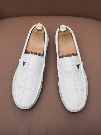 أحذية رجالية سهلة الارتداء من دون ربط ، ذات نعل ناعم مانع للانزلاق، أحذية كاجوال عصرية للربيع والصيف (لذوي القدم العريضة أو القدم العالية ، نوصي بطلب مقاس أكبر بمقدار مقاس واحد)