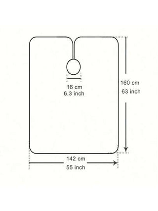 1 قطعة – رداء من النسيج المقاوم للكهرباء الساكنة وعدم الالتصاق بالشعر، سهل التنظيف، بطبعة دراجة نارية، وضروري لحلاقة الشعر - رداء ملون للحلاقة المحترفة.