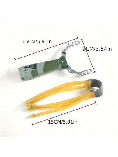 قذيفة واحدة ذات مقبض كامو للخارج، قاذفة مطاطية للرماية والممارسة للصيد