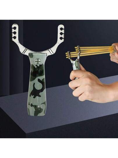 قذيفة واحدة ذات مقبض كامو للخارج، قاذفة مطاطية للرماية والممارسة للصيد